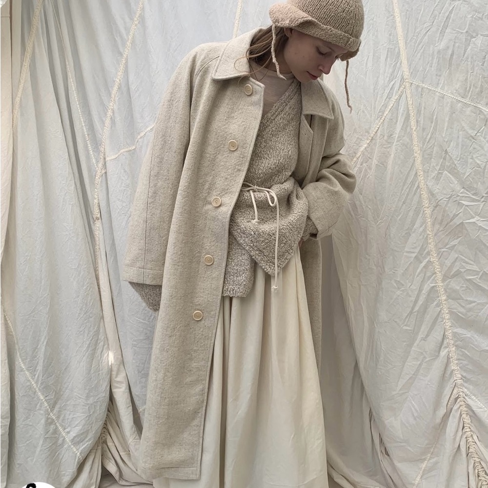 Von Sono Carl Coat in Natural
